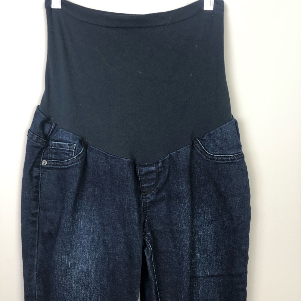 Indigo Blue Skinny Maternity Jeans - Picture 3 of 6